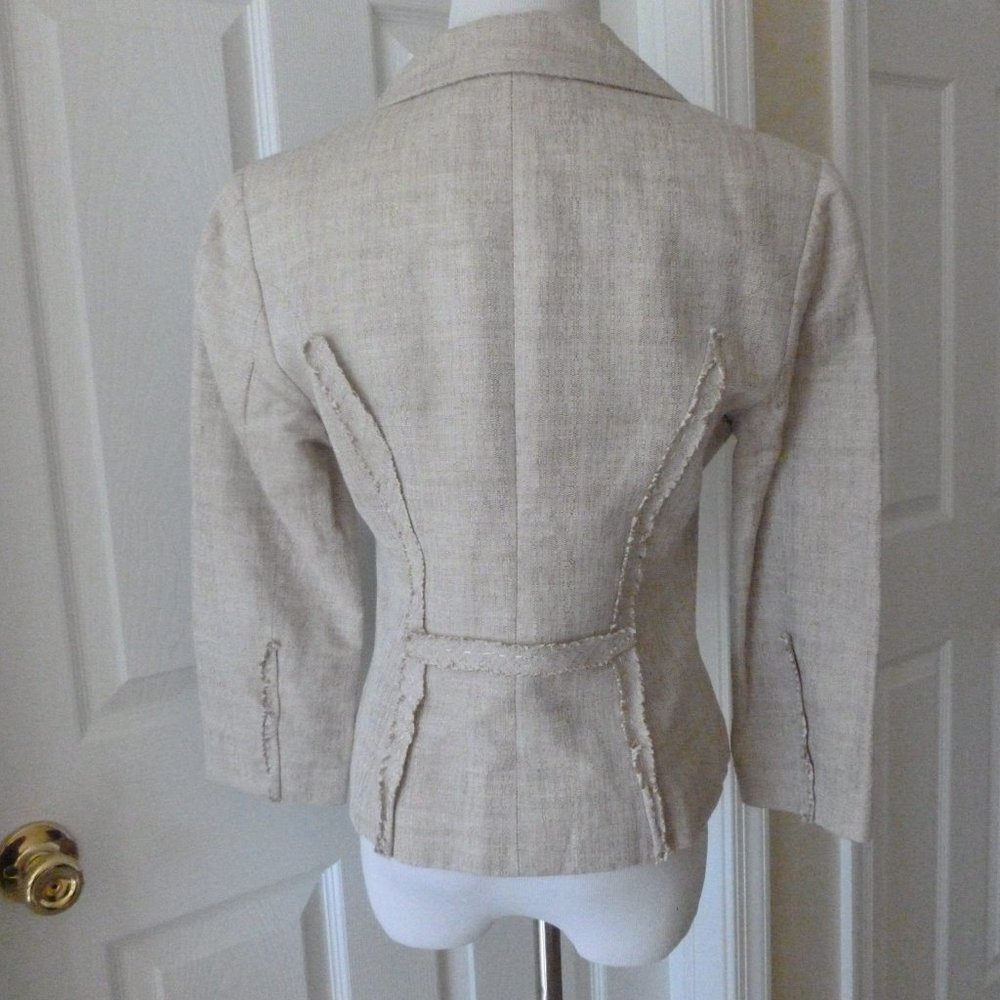 Carolina Herrera Cotton and Linen Blazer - Picture 8 of 11
